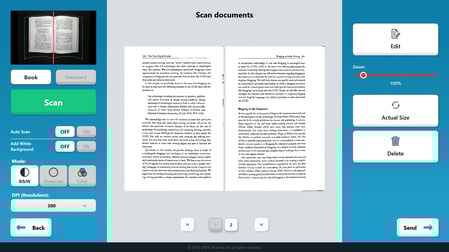Easy to use library book scanning software