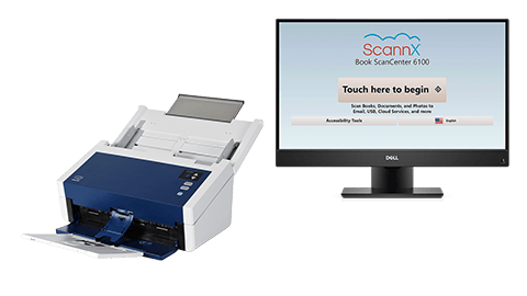 The ScannX Document ScanCenter is designed for libraries that need to digitize their loose leaf papers and documents The ScannX Document ScanCenter is designed for libraries that need to digitize their loose leaf papers and documents