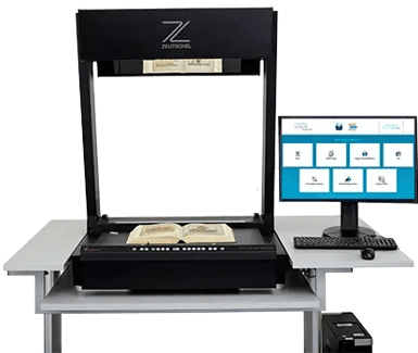 Zeutschel OS C2 Large Format Overhead Book Scanner