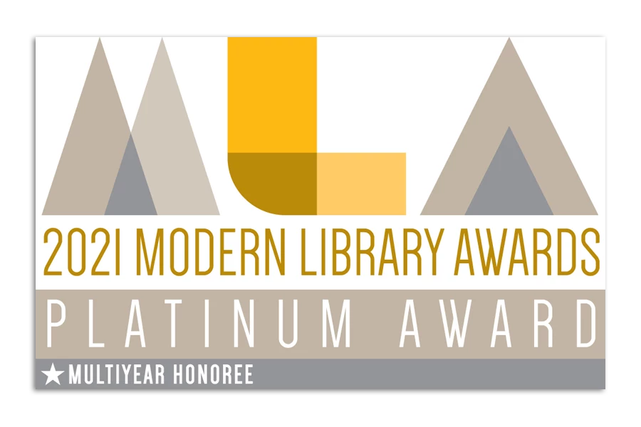 ScannX LibraryWorks MLA 2021 Platinum Award