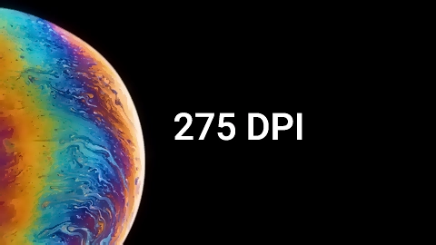 CZUR ET18 Pro scans at an optical resolution of 275 DPI