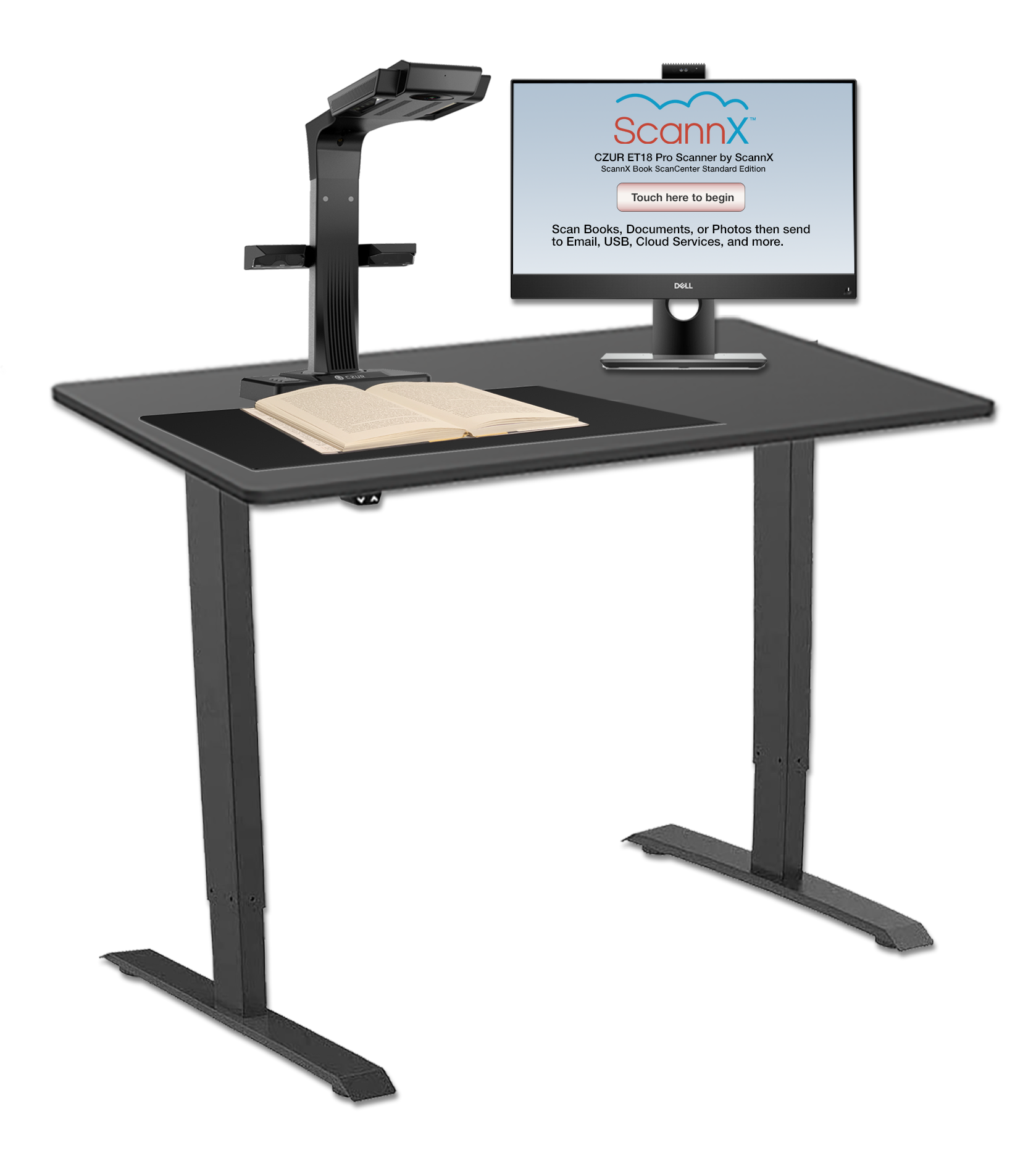 ScannX Height Adjustable Desk