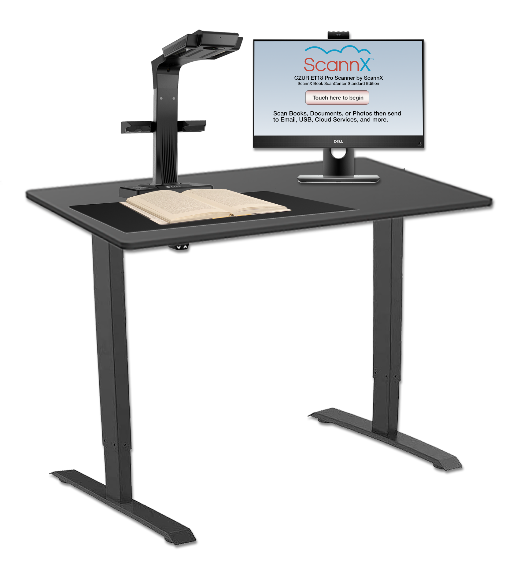 ScannX Height Adjustable Desk