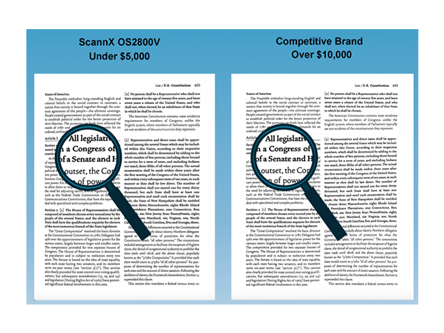 Lower cost doesn't mean lower quality with ScannX Overhead Scanners