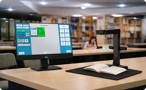 Overhead Scanner 2500 - In Use