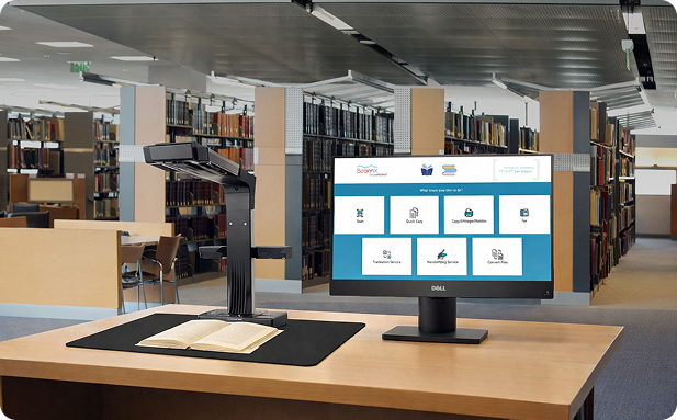 Overhead Scanner 4000 - In Use