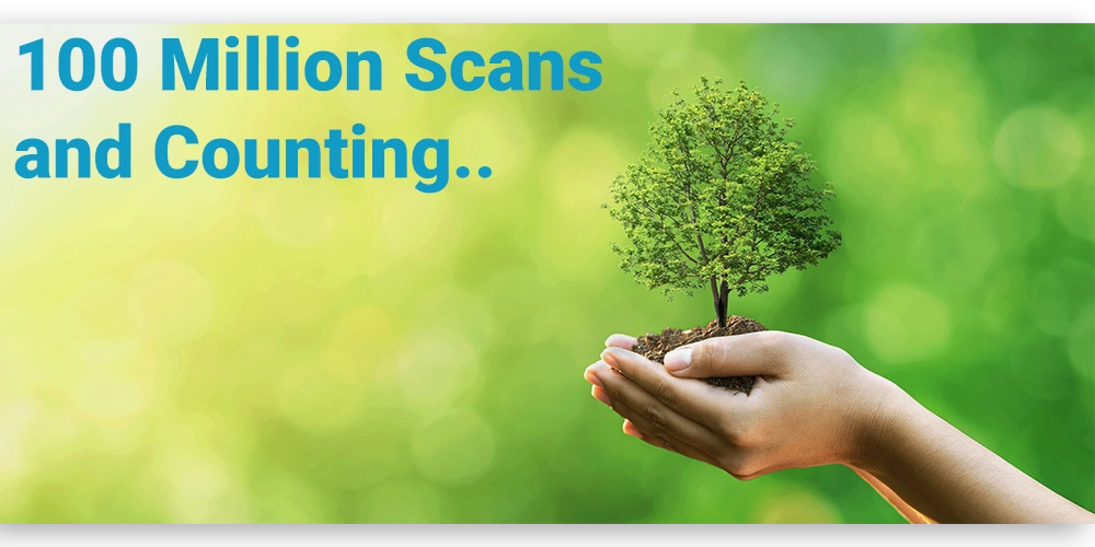 ScannX users scan over 100 Million Pages