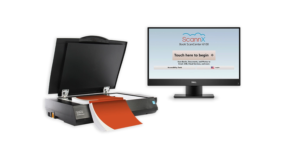 The ScannX Book ScanCenter is the book scanner libraries choose