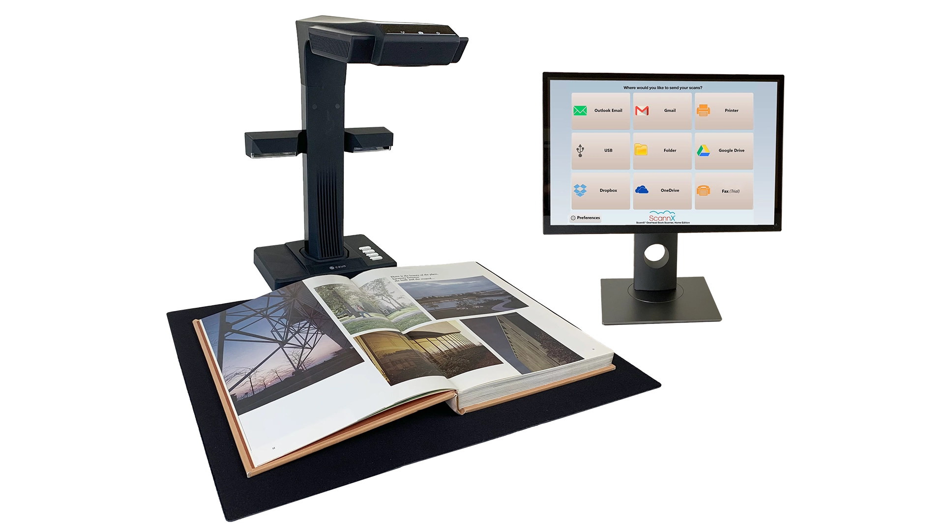 ScannX Overhead Book Scanner - home edition