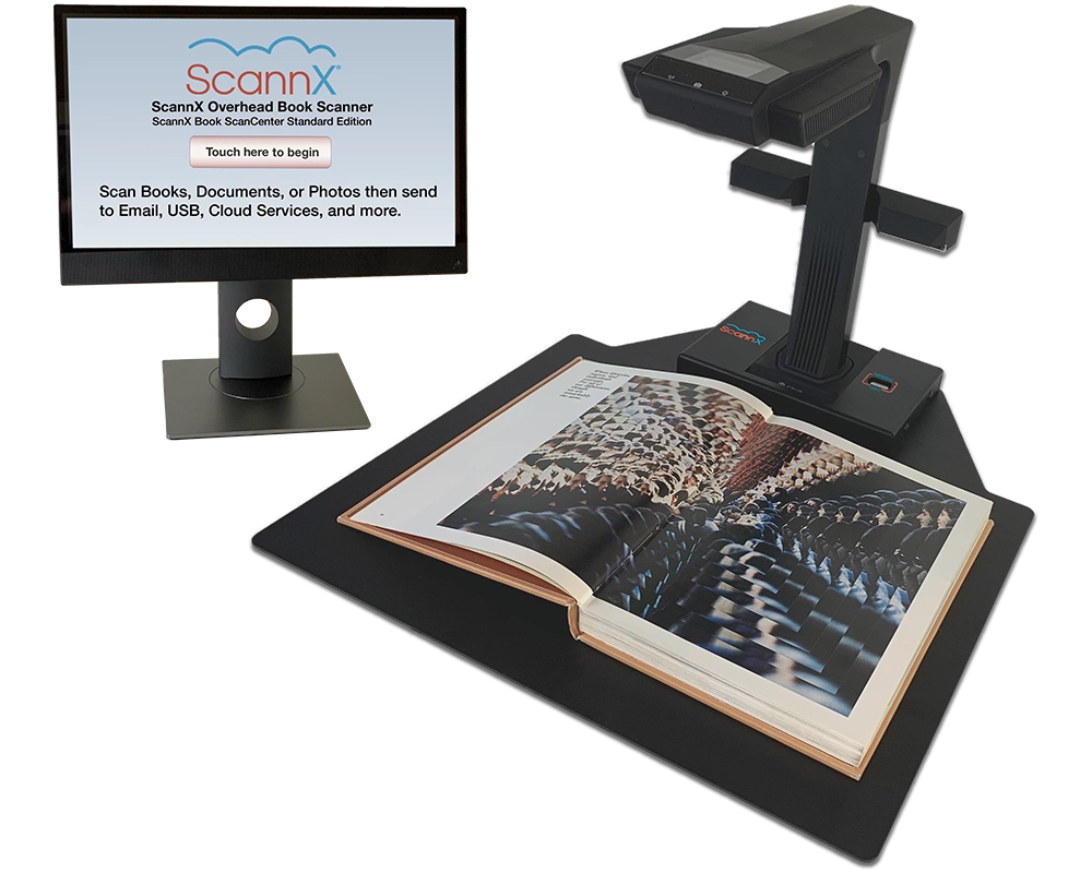 ScannX Overhead Book Scanner 1800