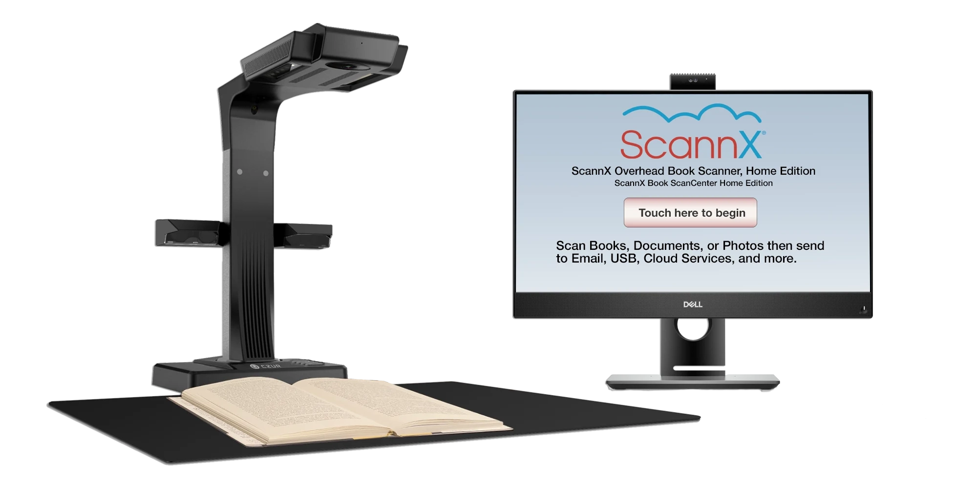 ScannX Overhead Book Scanner, Home Edition