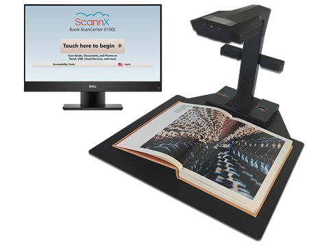 ScannX overhead library book scanner 1800